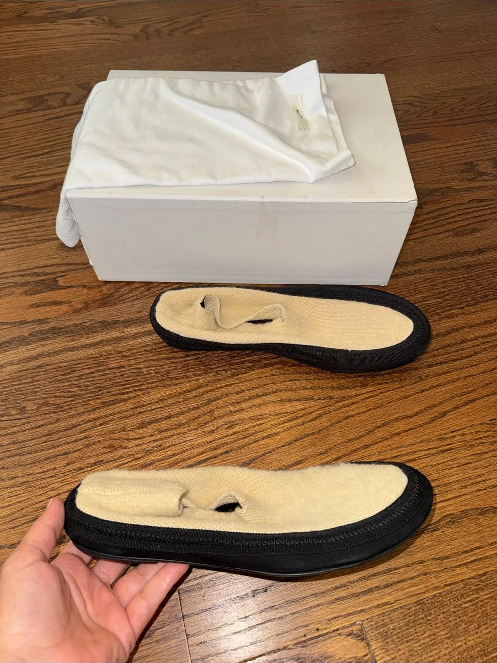 Size 40.5 The Row Fairy Cashmere Knit Flats